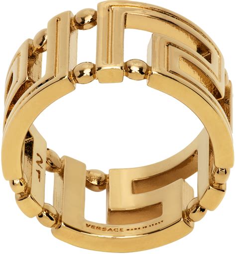 versace gold ring ebay|Versace ring price.